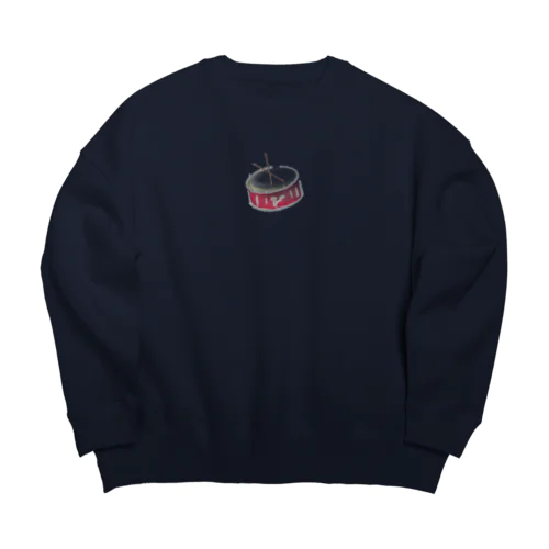 小太鼓 スネアドラム カラー Kleine Trommel / Snare Drum Color Big Crew Neck Sweatshirt