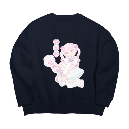 恋を叶えて Big Crew Neck Sweatshirt