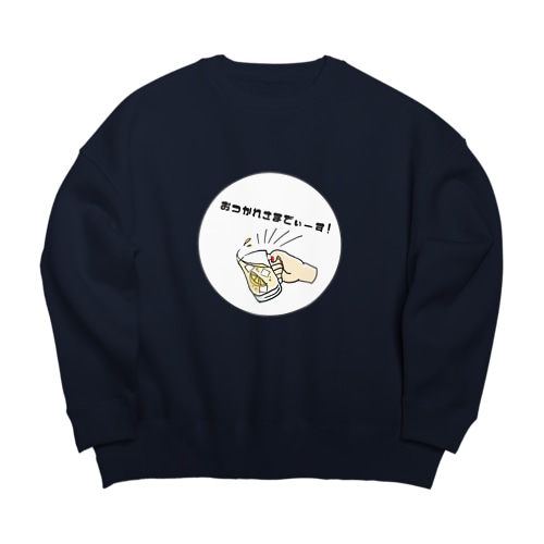 おつかれさまでぃーす Big Crew Neck Sweatshirt