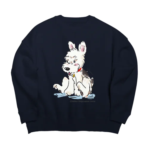 立ち耳ワイヤーFOX_ウェア Big Crew Neck Sweatshirt