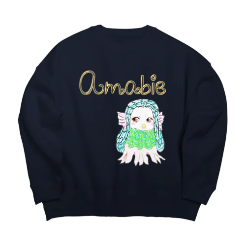 アマビエ様(医療従事者応援グッズ) Big Crew Neck Sweatshirt