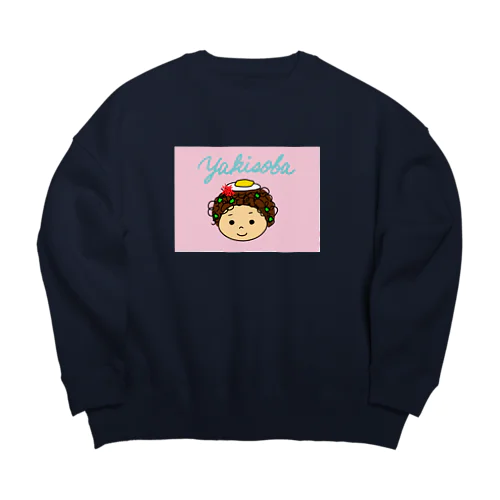 焼きそばちゃん Big Crew Neck Sweatshirt