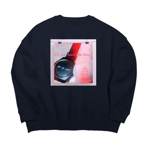 あるのは今だけ⌚✨ Big Crew Neck Sweatshirt