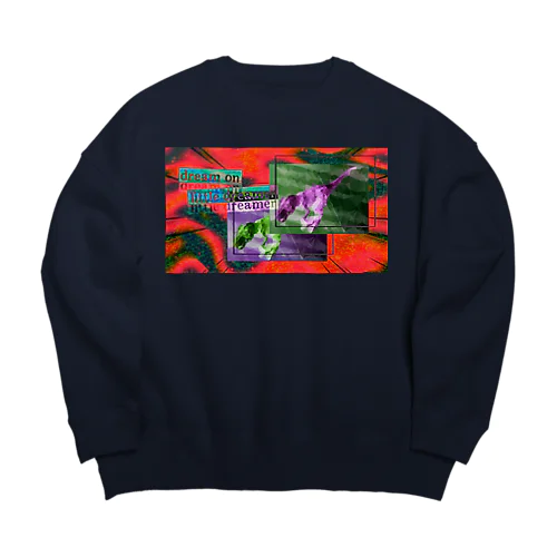 チグハグ Big Crew Neck Sweatshirt