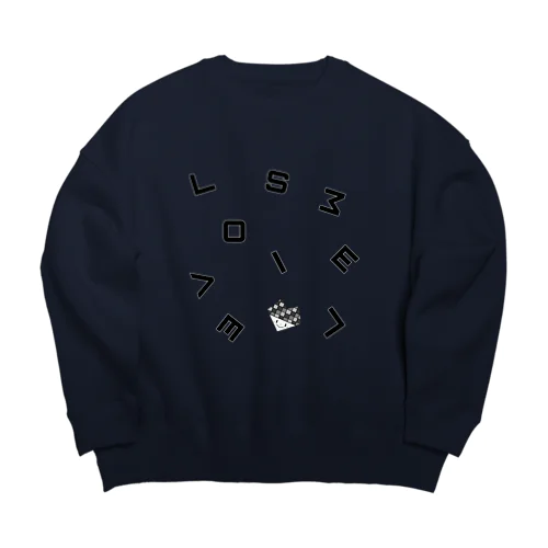 Love ＆ smile Big Crew Neck Sweatshirt