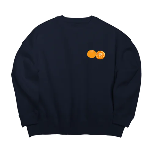 みかん Big Crew Neck Sweatshirt