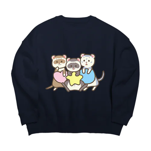 なかよしふぇれっとさん Big Crew Neck Sweatshirt