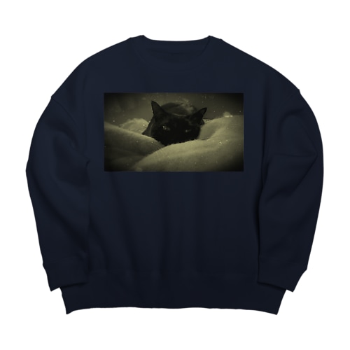 マドロムクロネコ(ФωФ) Big Crew Neck Sweatshirt