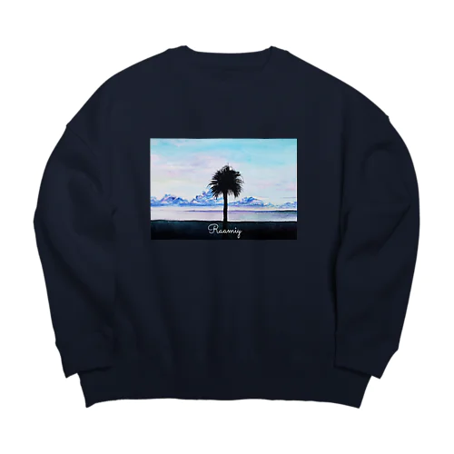 Palm tree1 Big Crew Neck Sweatshirt