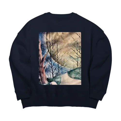 月 Big Crew Neck Sweatshirt