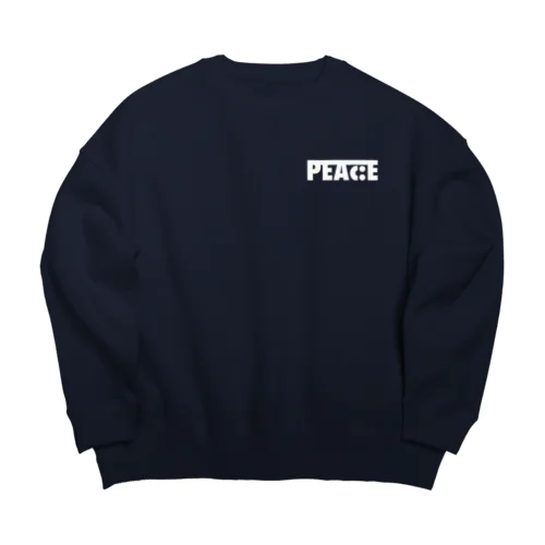 PEAcE Big Crew Neck Sweatshirt