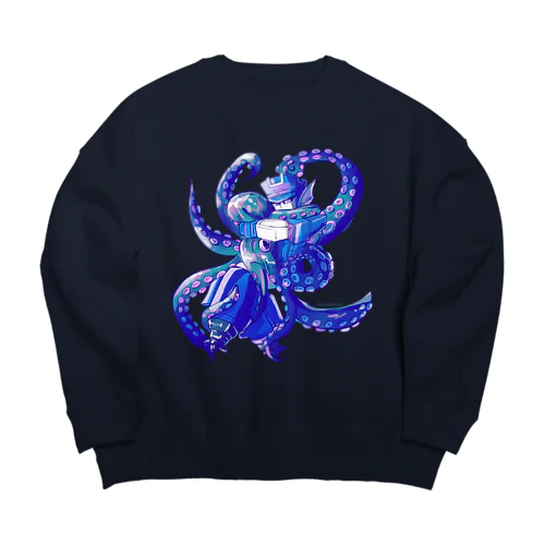 tentacles Big Crew Neck Sweatshirt