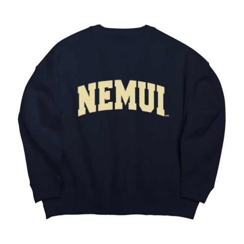 NEMUI UNIVERSITY Big Crew Neck Sweatshirt