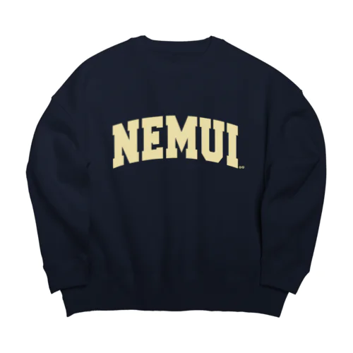 NEMUI UNIVERSITY ビッグシルエットスウェット