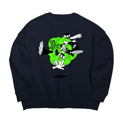 Do the best!! Big Crew Neck Sweatshirt