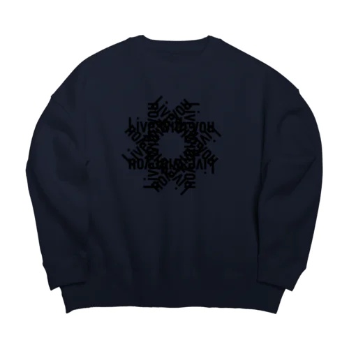 Live with you シリーズ第2段♪ Big Crew Neck Sweatshirt