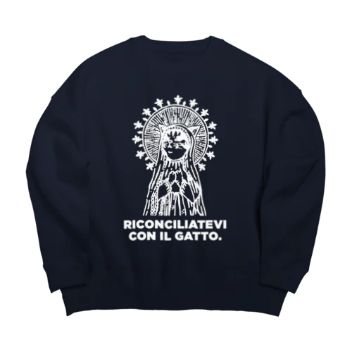 聖なるネコ2 Big Crew Neck Sweatshirt