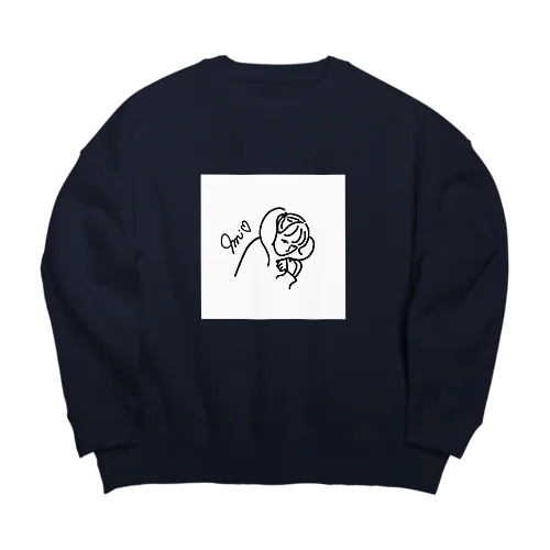 みさきちBIGパーカー Big Crew Neck Sweatshirt