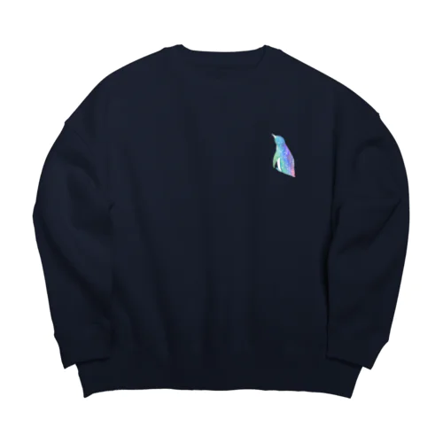 オーロラペンギン Big Crew Neck Sweatshirt