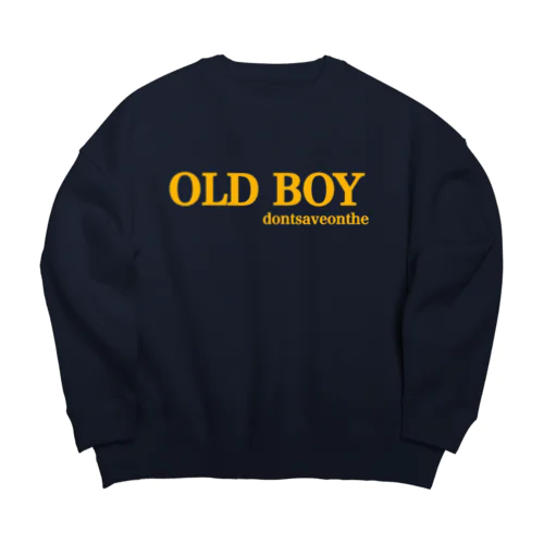 オールドボーイ黄色 Big Crew Neck Sweatshirt