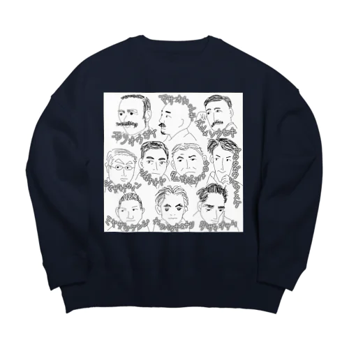 ブンゴウさんたち Big Crew Neck Sweatshirt