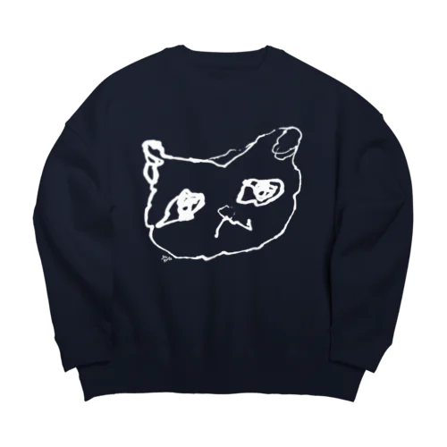 ネコチャン Big Crew Neck Sweatshirt