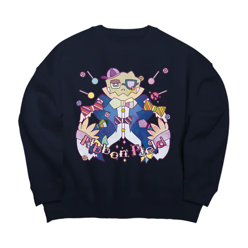 リボンフィールド Big Crew Neck Sweatshirt