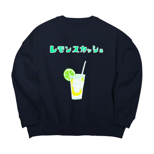 夏デザイン「レモンスカッシュ」（Tシャツ・パーカー・グッズ・ETC） Big Crew Neck Sweatshirt