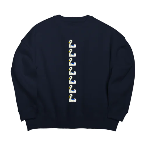 スワンおまる縦型 Big Crew Neck Sweatshirt