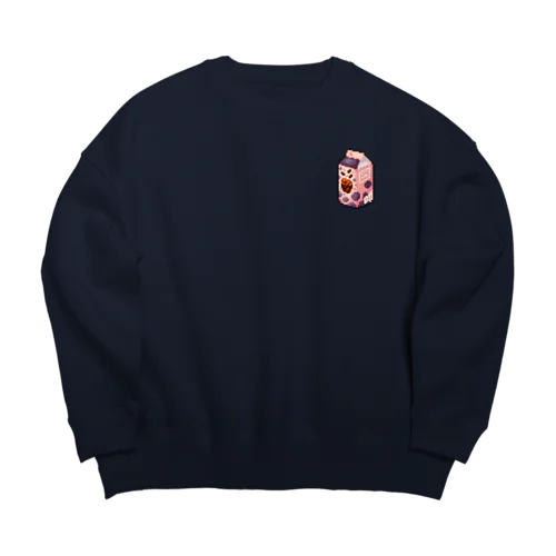 Rum raisin Big Crew Neck Sweatshirt