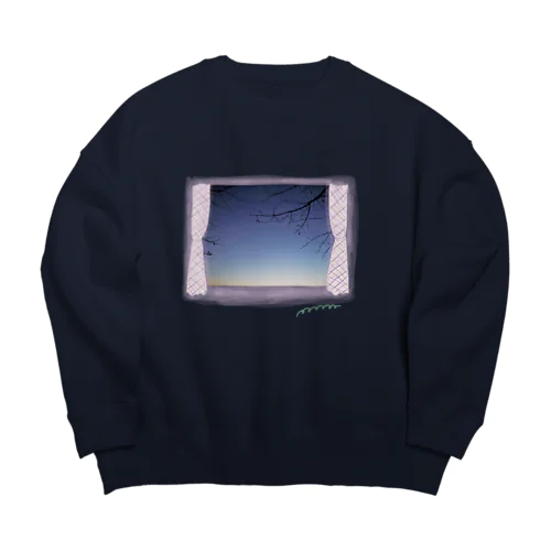 good night Big Crew Neck Sweatshirt