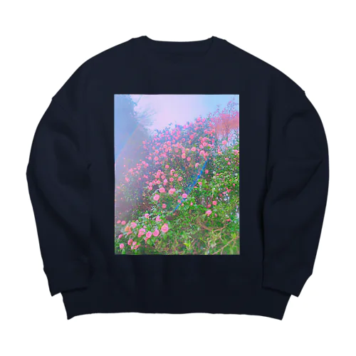 さくらんぼの風 Big Crew Neck Sweatshirt