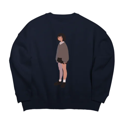 秋口 Big Crew Neck Sweatshirt