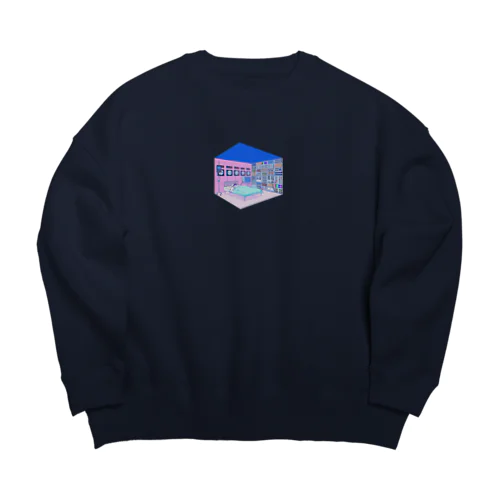 音楽点滴 Big Crew Neck Sweatshirt