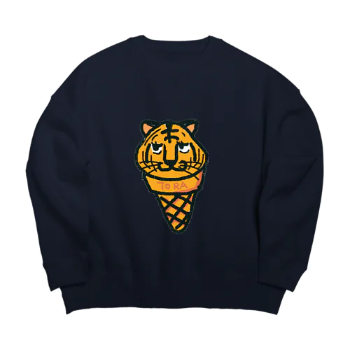 とらアイス Big Crew Neck Sweatshirt