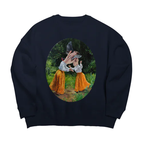 楽園 Big Crew Neck Sweatshirt