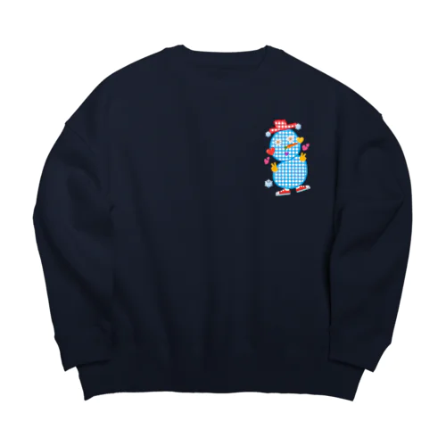 snowmanman Big Crew Neck Sweatshirt