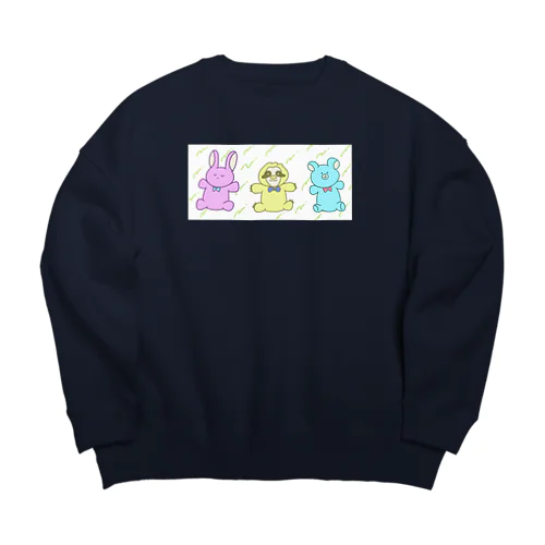 まいにちぬい〜ず Big Crew Neck Sweatshirt