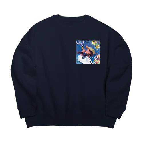 osorakara Big Crew Neck Sweatshirt