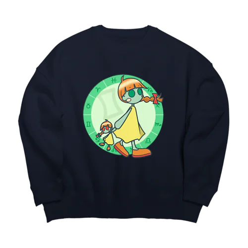 ふたご座 パターン1・フルカラー Big Crew Neck Sweatshirt