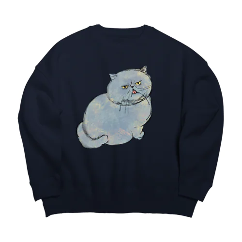 単独チェリたん Big Crew Neck Sweatshirt