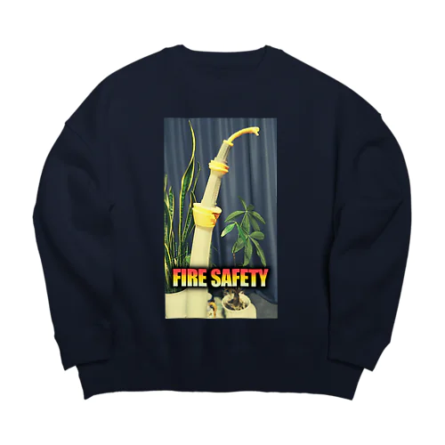 FIRE SAFETY Big Crew Neck Sweatshirt