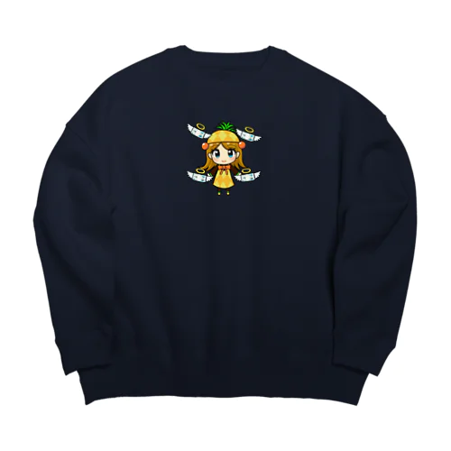 パイナップルちゃん Big Crew Neck Sweatshirt