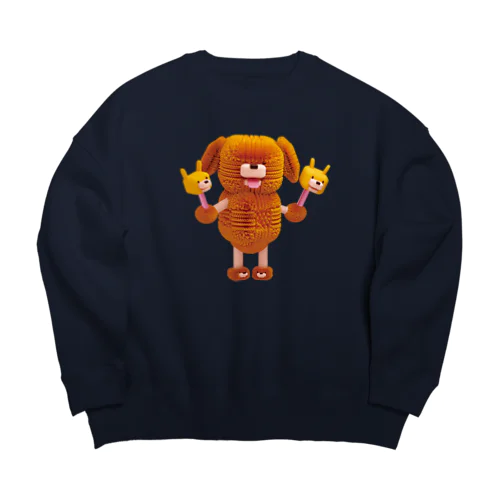 イヌチャン Big Crew Neck Sweatshirt