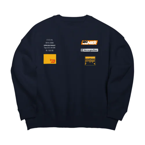 "IR-120/R46" Big Crew Neck Sweatshirt