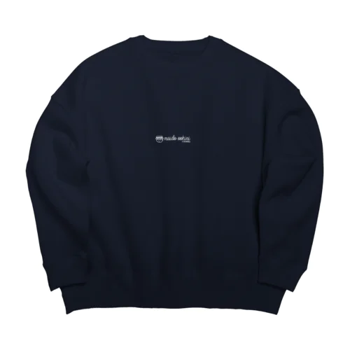 やんもくんスウェット（黒 or 紺） Big Crew Neck Sweatshirt