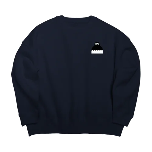 重ねたぬきケーキ、バラしました。 Big Crew Neck Sweatshirt