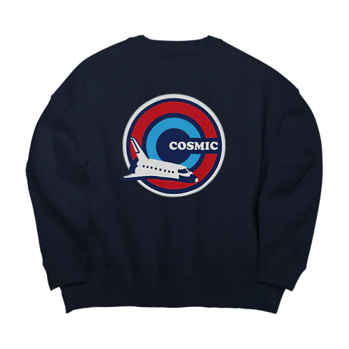 コズミックなワッペン Big Crew Neck Sweatshirt