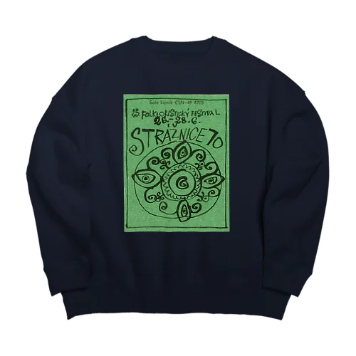 チェコ・モラヴィア地方　フォークロア・フェスティバル Big Crew Neck Sweatshirt