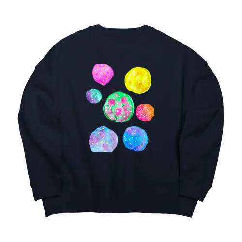 惑星ごろごろ Big Crew Neck Sweatshirt